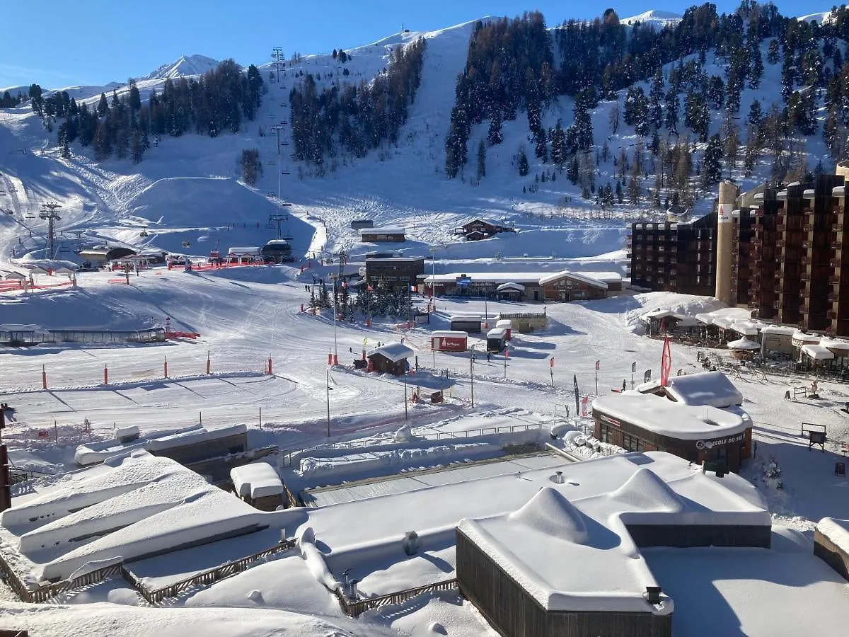 Plagne Bellecote - 5 Pers - Vue Pistes - Acces Piscine Chauffee Apartment La Plagne