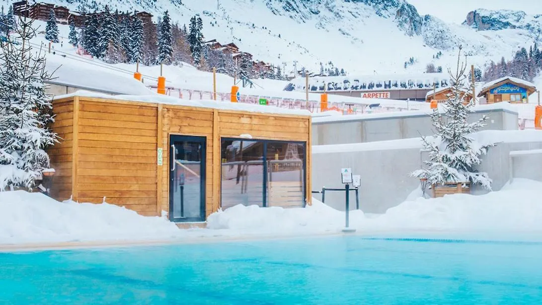 Plagne Bellecote - 5 Pers - Vue Pistes - Acces Piscine Chauffee Apartment La Plagne